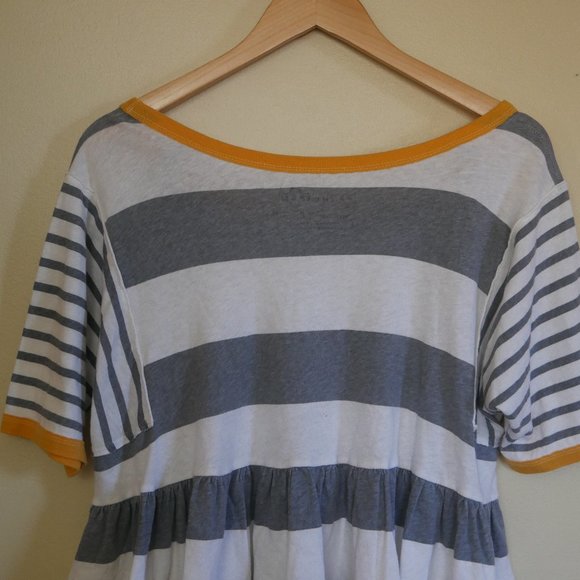 We The Free Striped Crop Peplum Top Size S - Picture 7 of 7